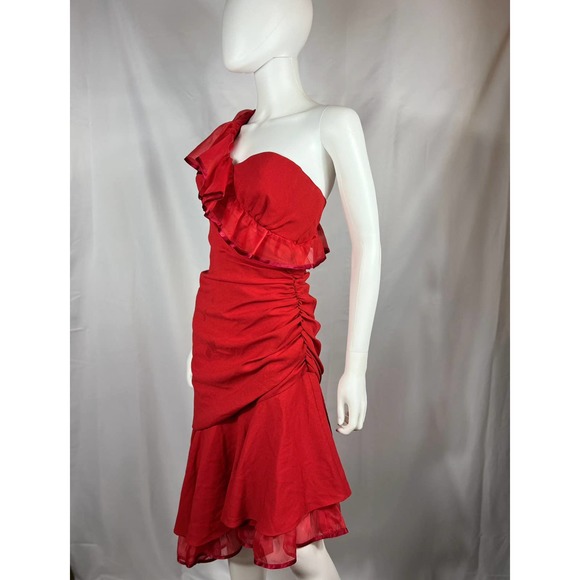 1990's Red Flaminco Dress - Picture 2 of 10